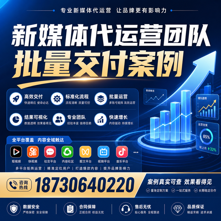 汕尾代运营公司多客户账号批量高效交付案例